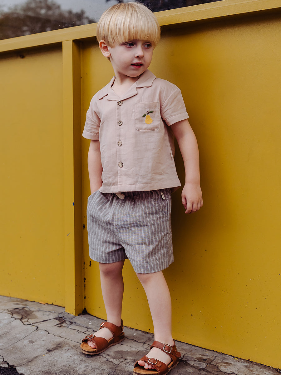 Leicester Shorts, Green Strip – view 3