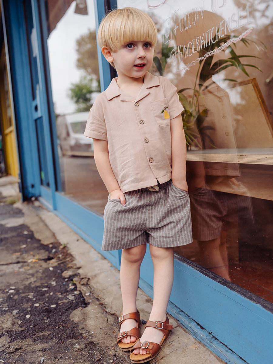 Leicester Shorts, Green Strip – view 6