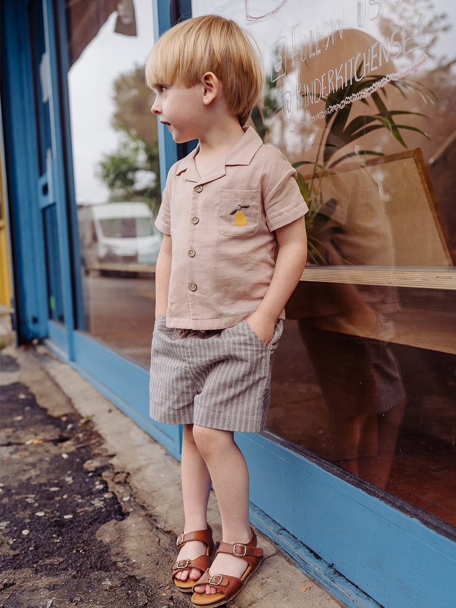 Leicester Shorts, Green Strip – view 7
