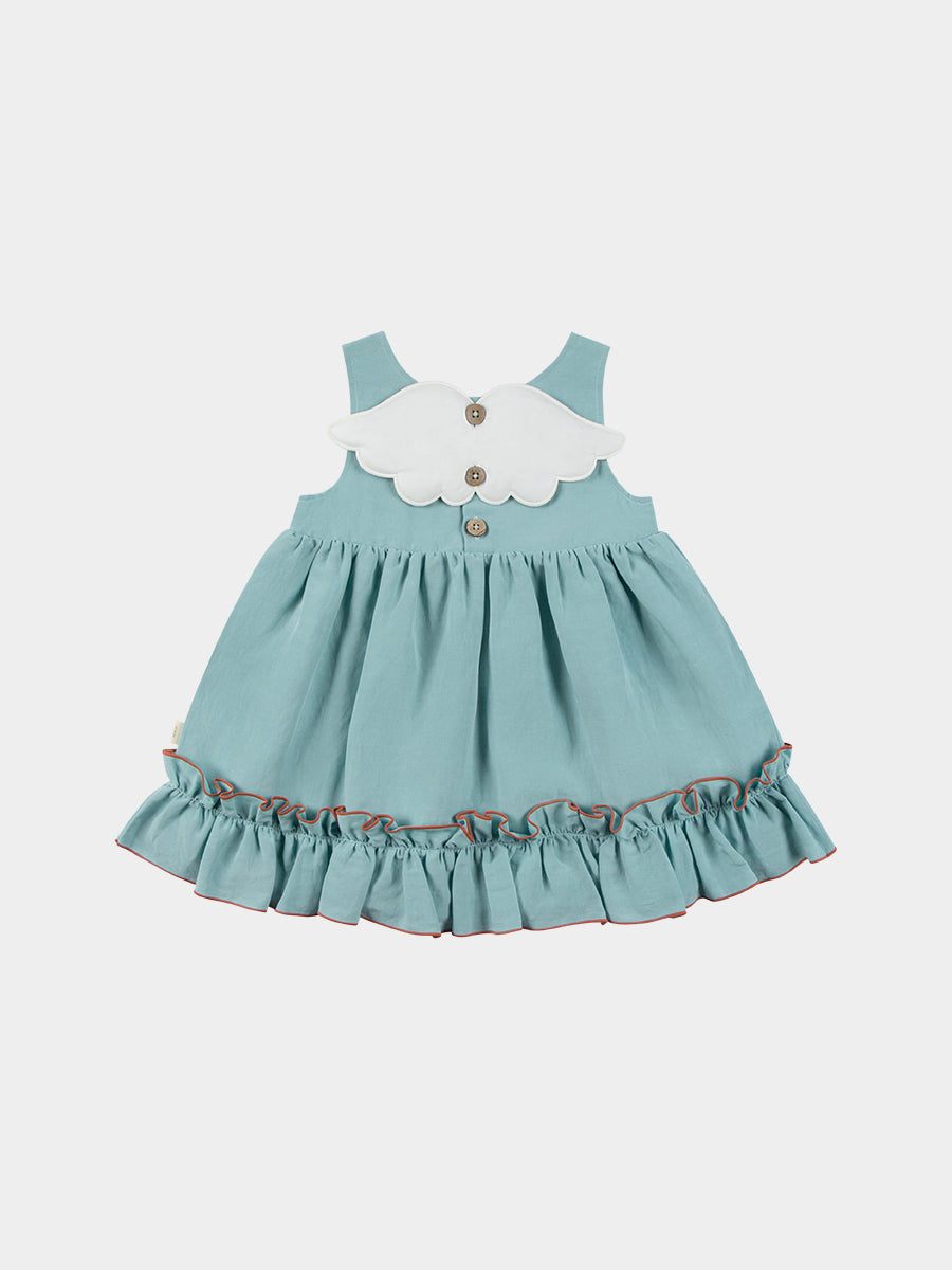 Pheonix Dress, Macaron Blue – view 8