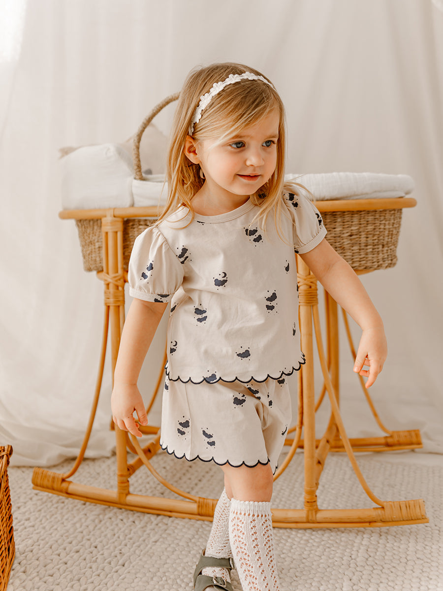 Neela Jersey Top, Midnight Walk Milk – view 4