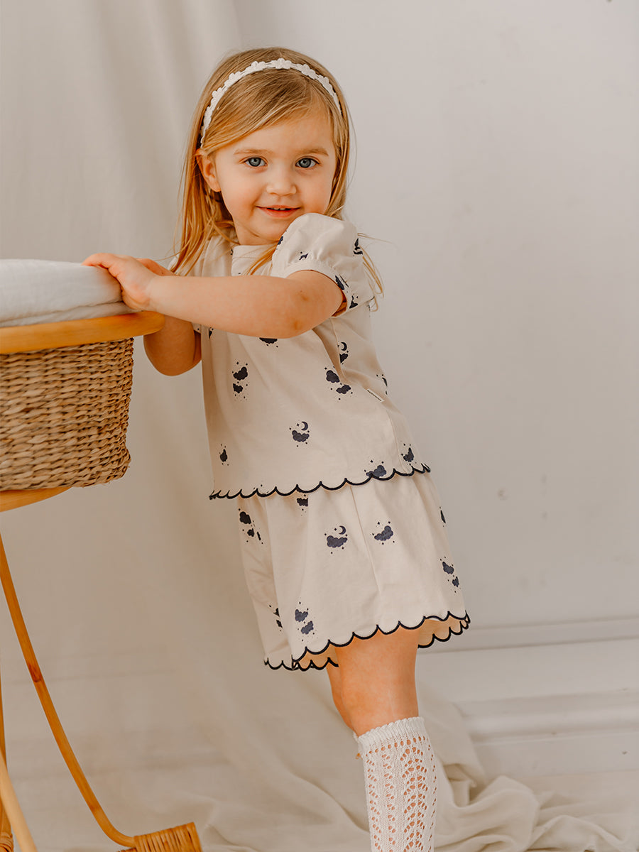 Neela Jersey Top, Midnight Walk Milk – view 5