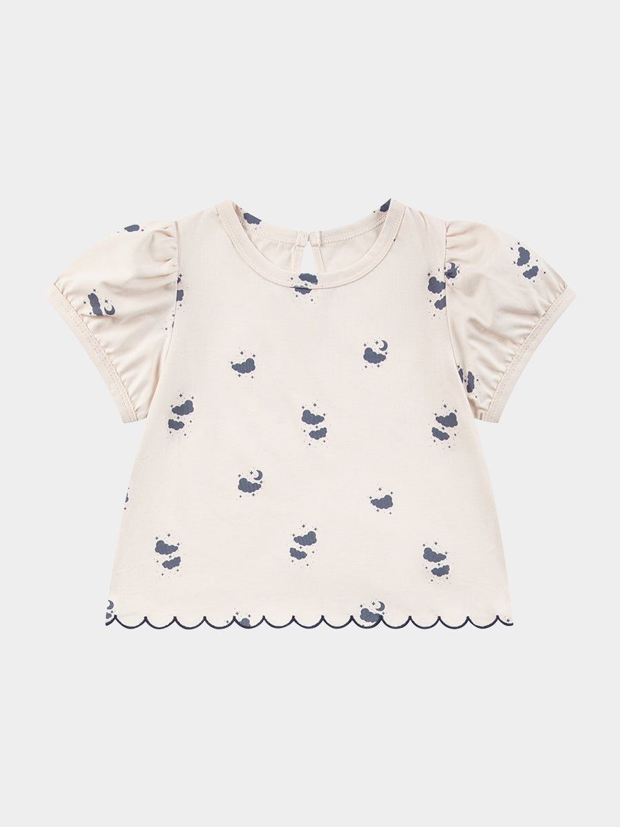 Neela Jersey Top, Midnight Walk Milk – view 2