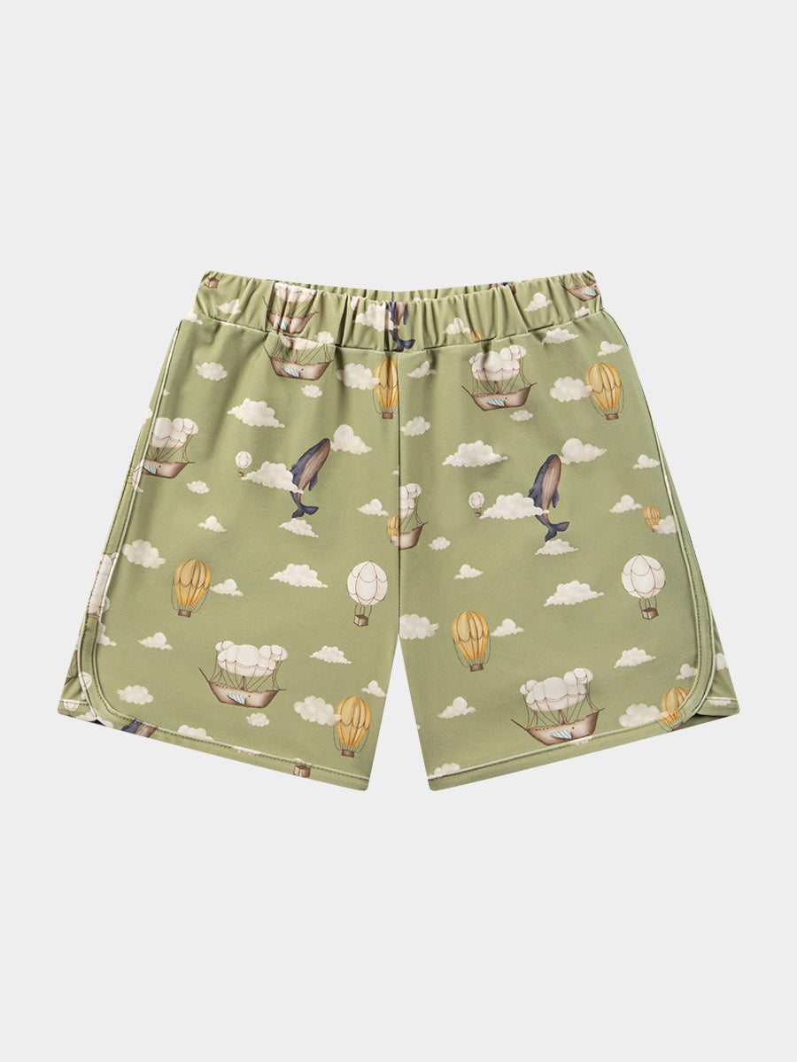 Braemar Swim Shorts, Magical Carnival Olive – view 2