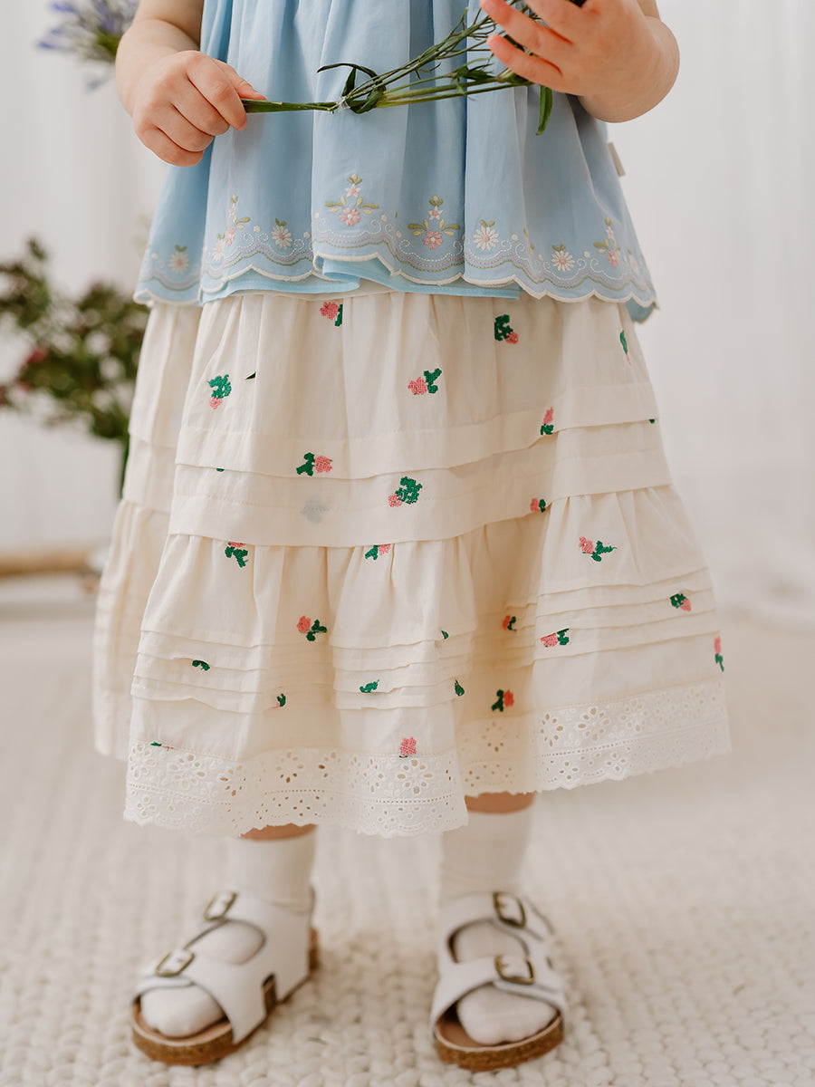 Whitby Skirt, Crème Brulee – Happyology