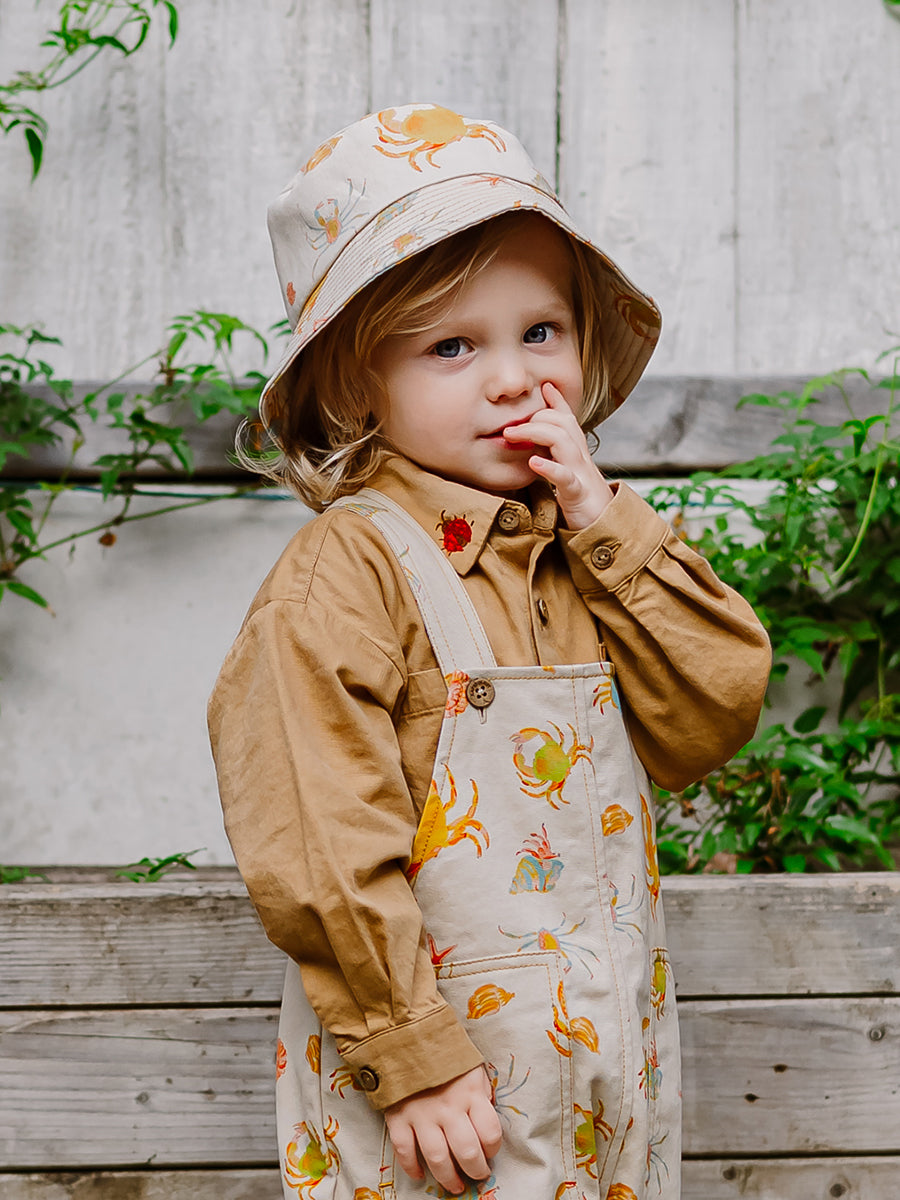 Rome Sun Hat, Beach Zoo, Yellow – Happyology