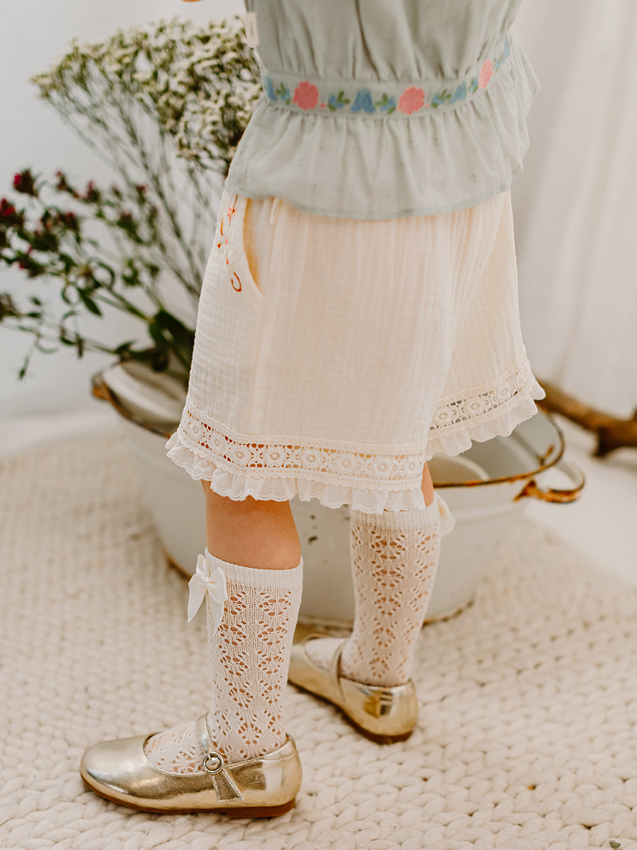 Guimaraes Shorts, Almond White – view 4
