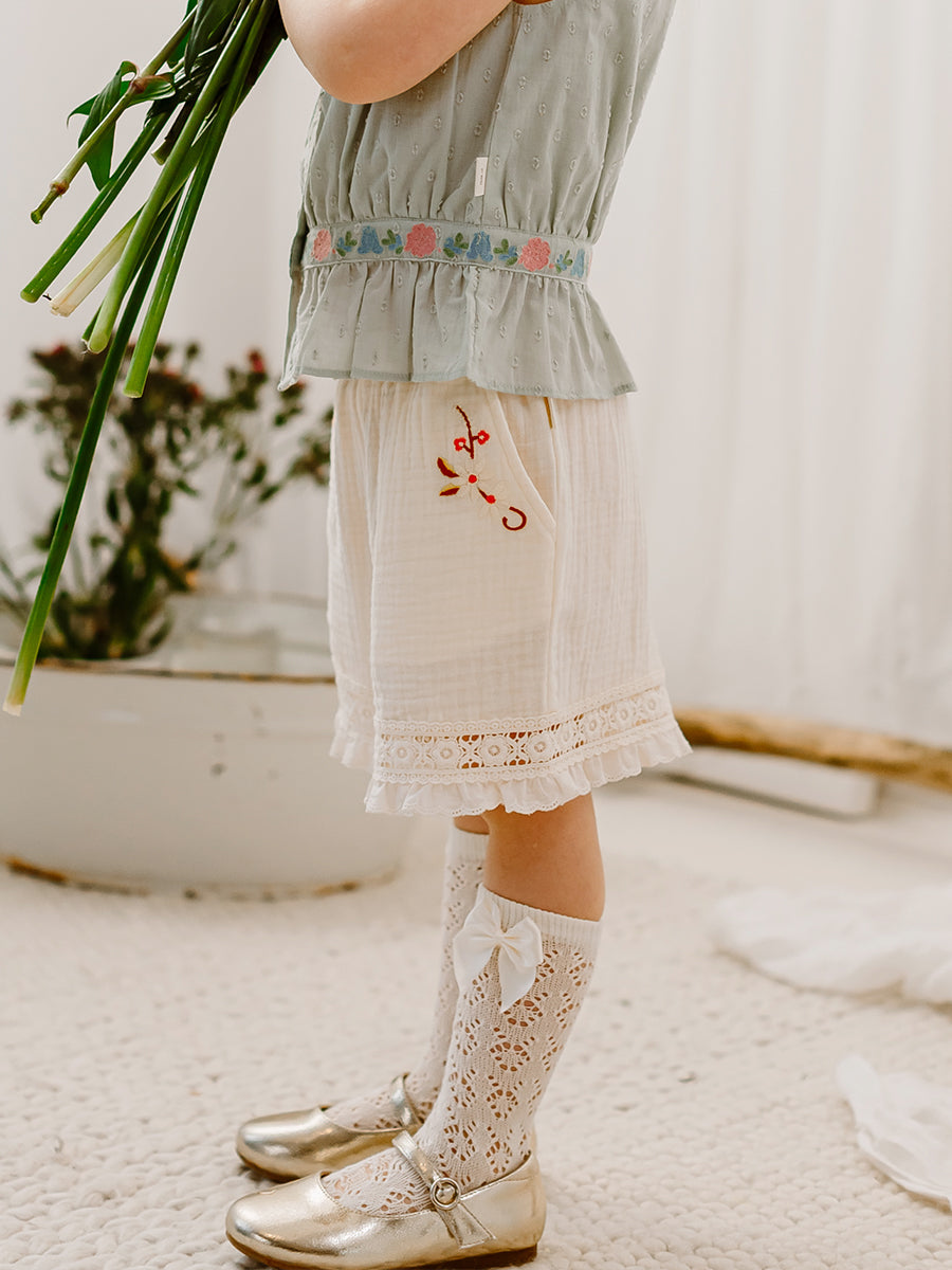 Guimaraes Shorts, Almond White – view 5