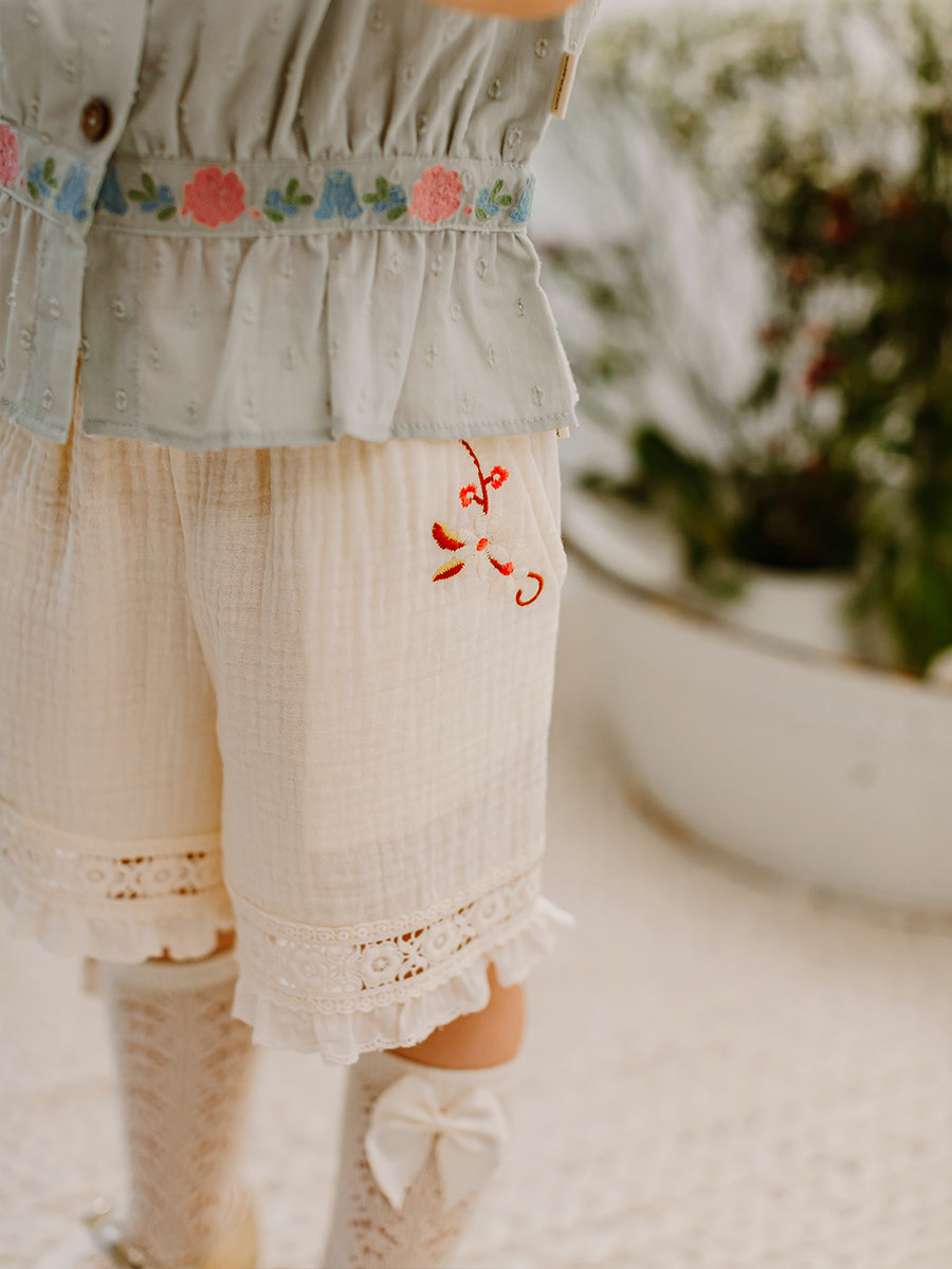 Guimaraes Shorts, Almond White – view 6