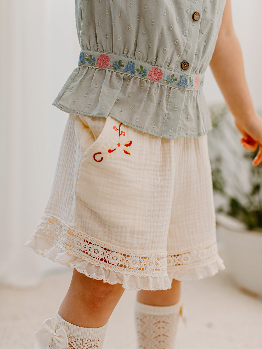 Guimaraes Shorts, Almond White – view 7