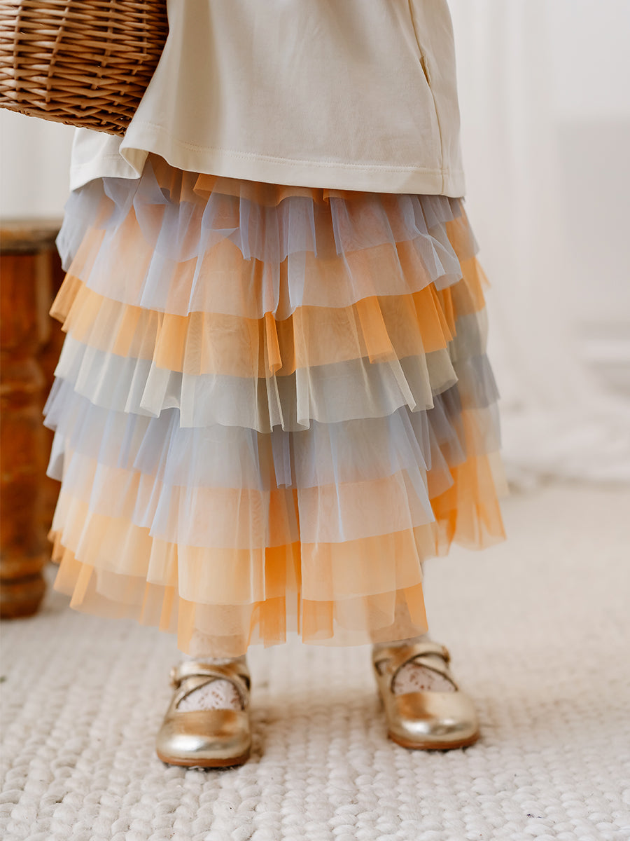 Gouda Tulle Skirt, Dreamy Yellow – Happyology