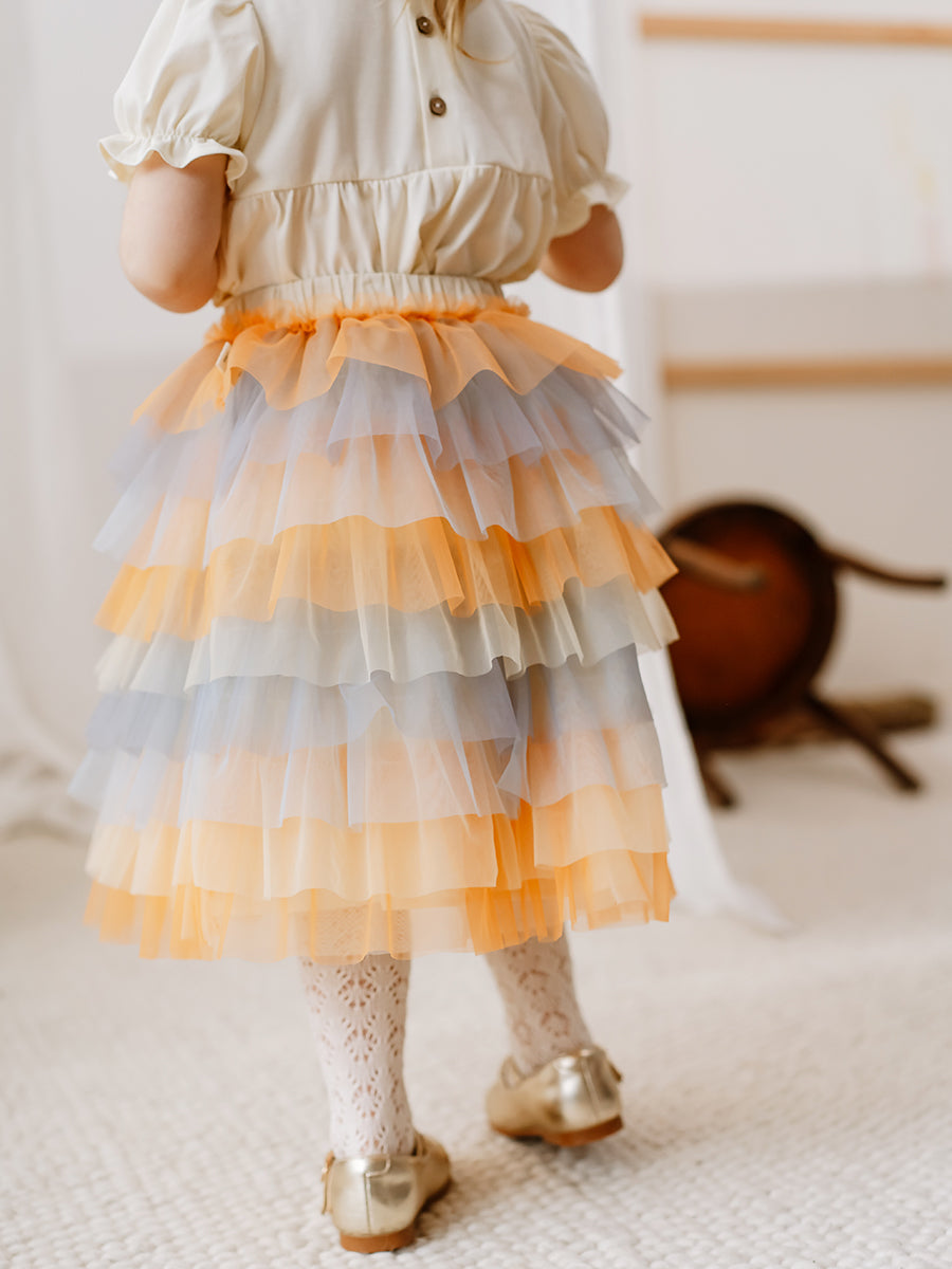 Gouda Tulle Skirt, Dreamy Yellow – view 7