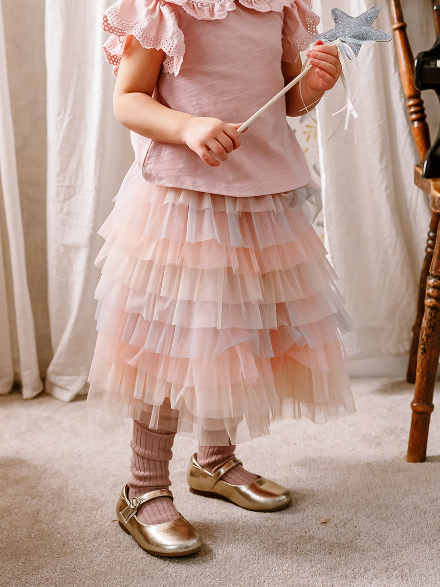 Gouda Tulle Skirt, Dreamy Orange – view 6
