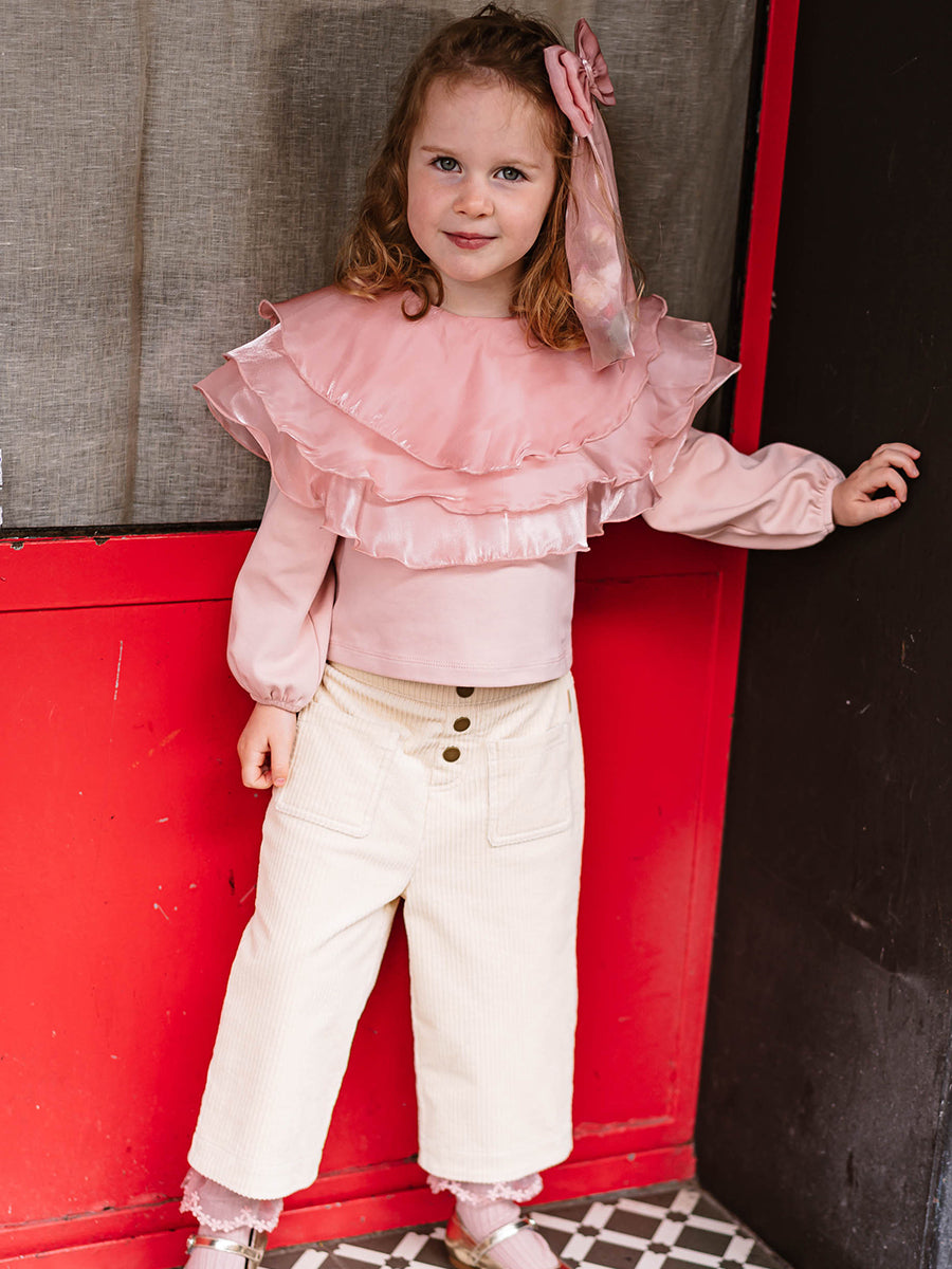 Annacy Blouse, Tangerine Pink – Happyology