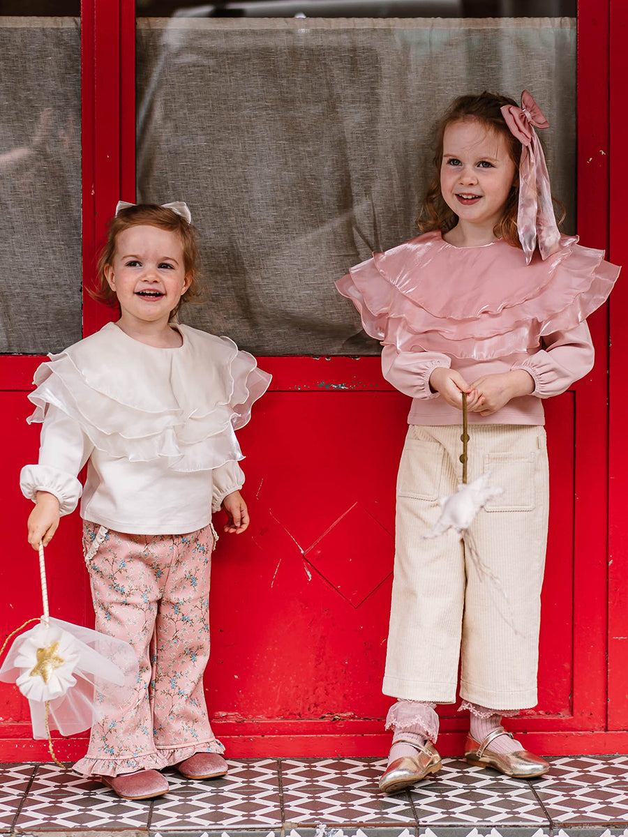 Annacy Blouse, Tangerine Pink – view 5