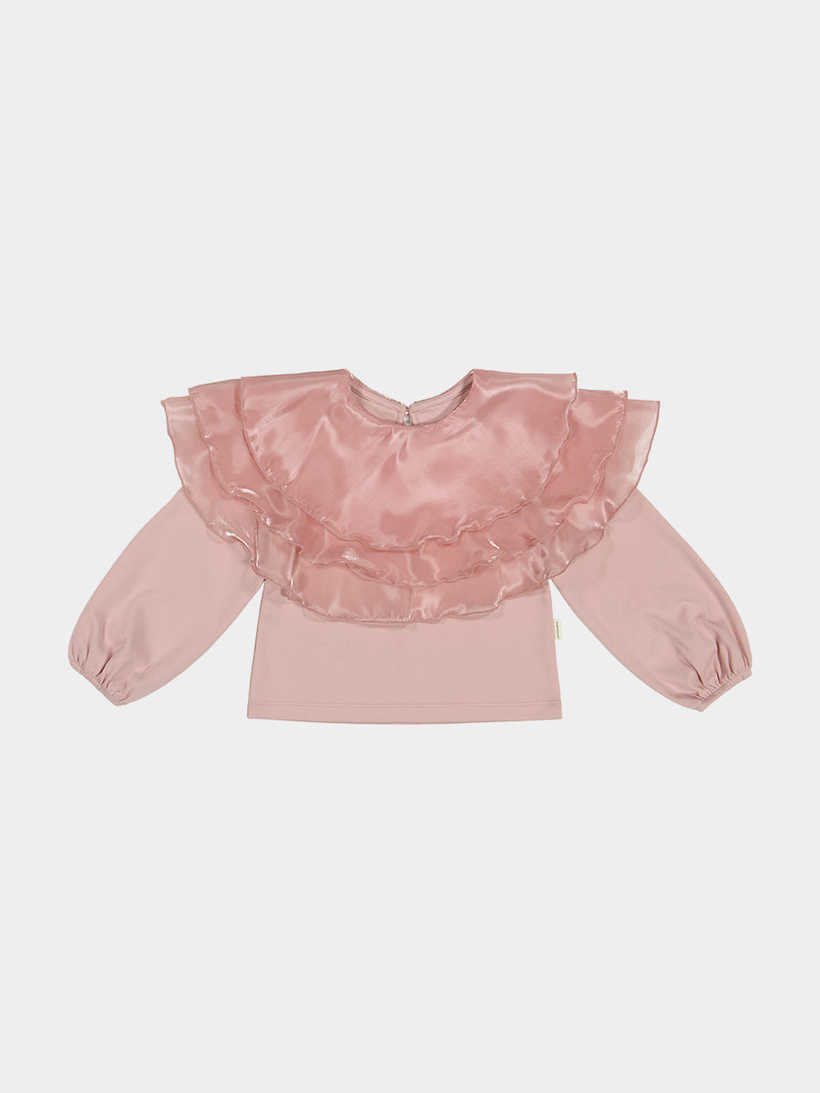 Annacy Blouse, Tangerine Pink – view 2