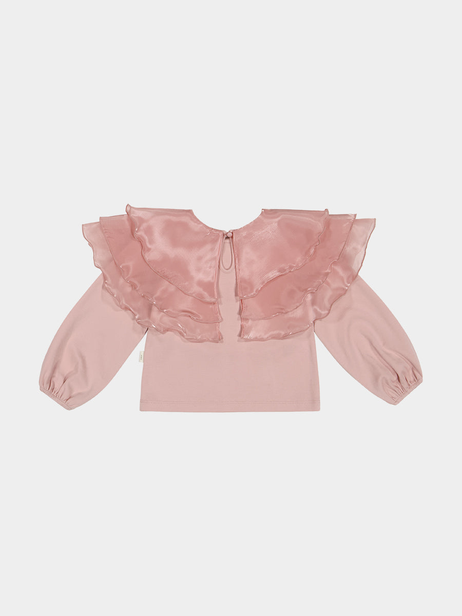 Annacy Blouse, Tangerine Pink – view 8
