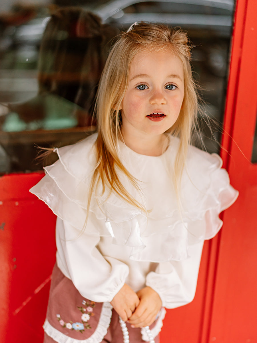 Annacy Blouse, Crème Brulee – view 6