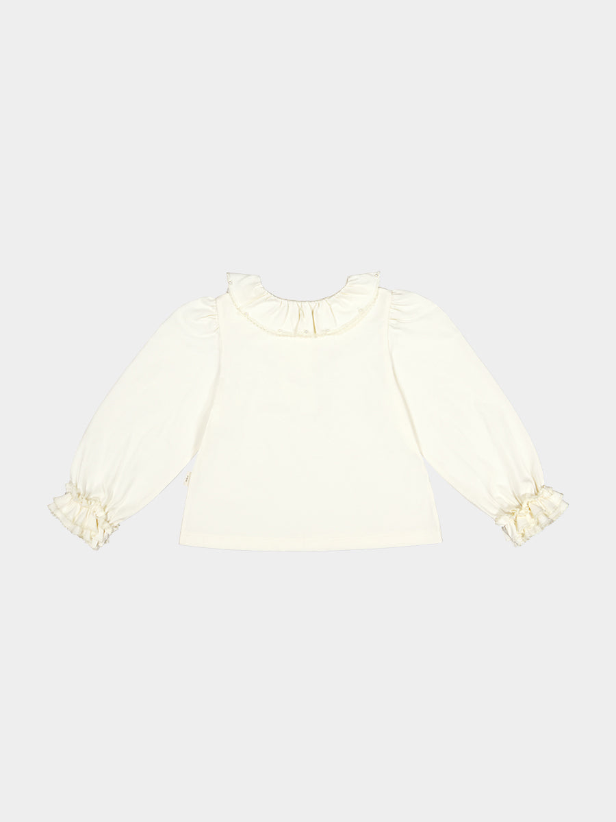 Tongarewa Pearl Tee, Crème Brulee – view 3