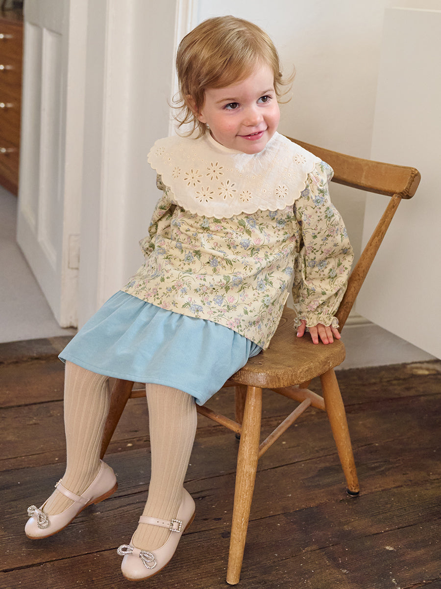 Hereford Floral Shirt, Cornwall Meadow, Rice – view 5