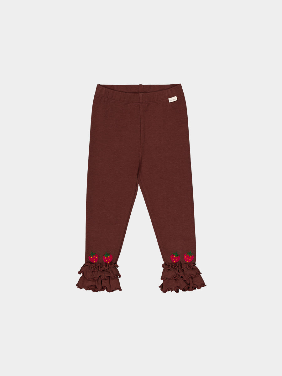 Salisbury Hand-Embroidered Leggings, Cappuccino – view 2