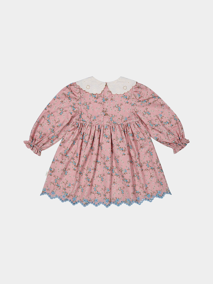 Worcester Floral Dress, Starry Floral, Blush – view 8