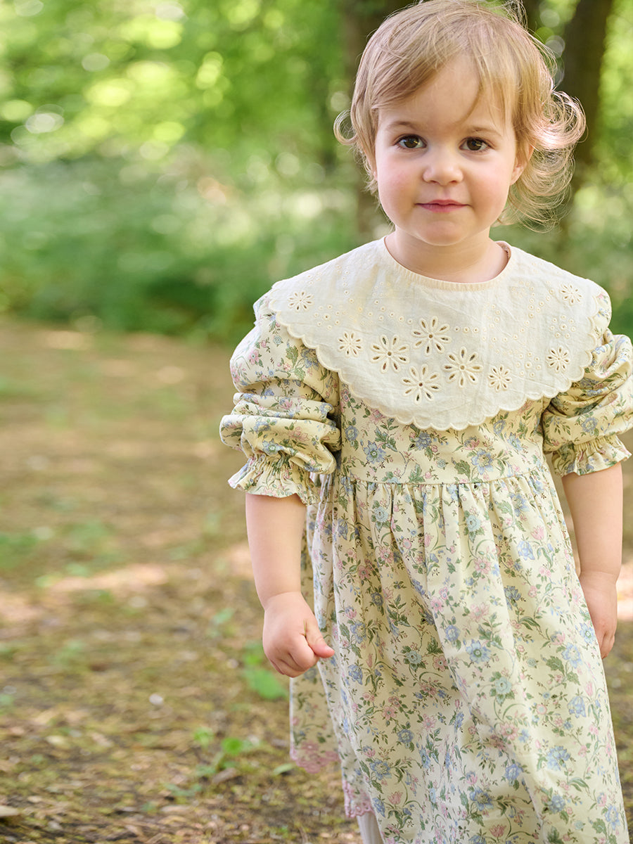 Worcester Floral Dress, Cornwall Meadow, Rice – view 4