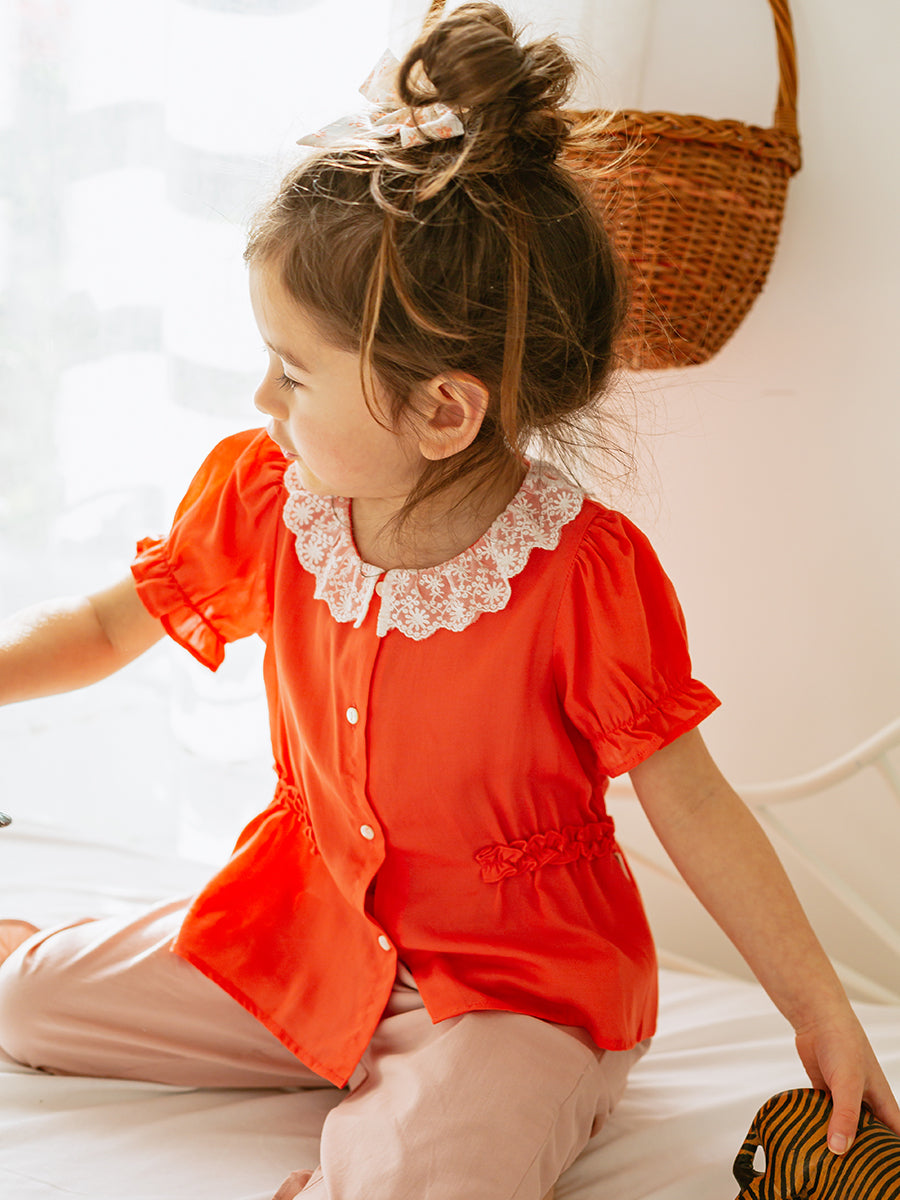 Lewes Blouse, Watermelon – view 3