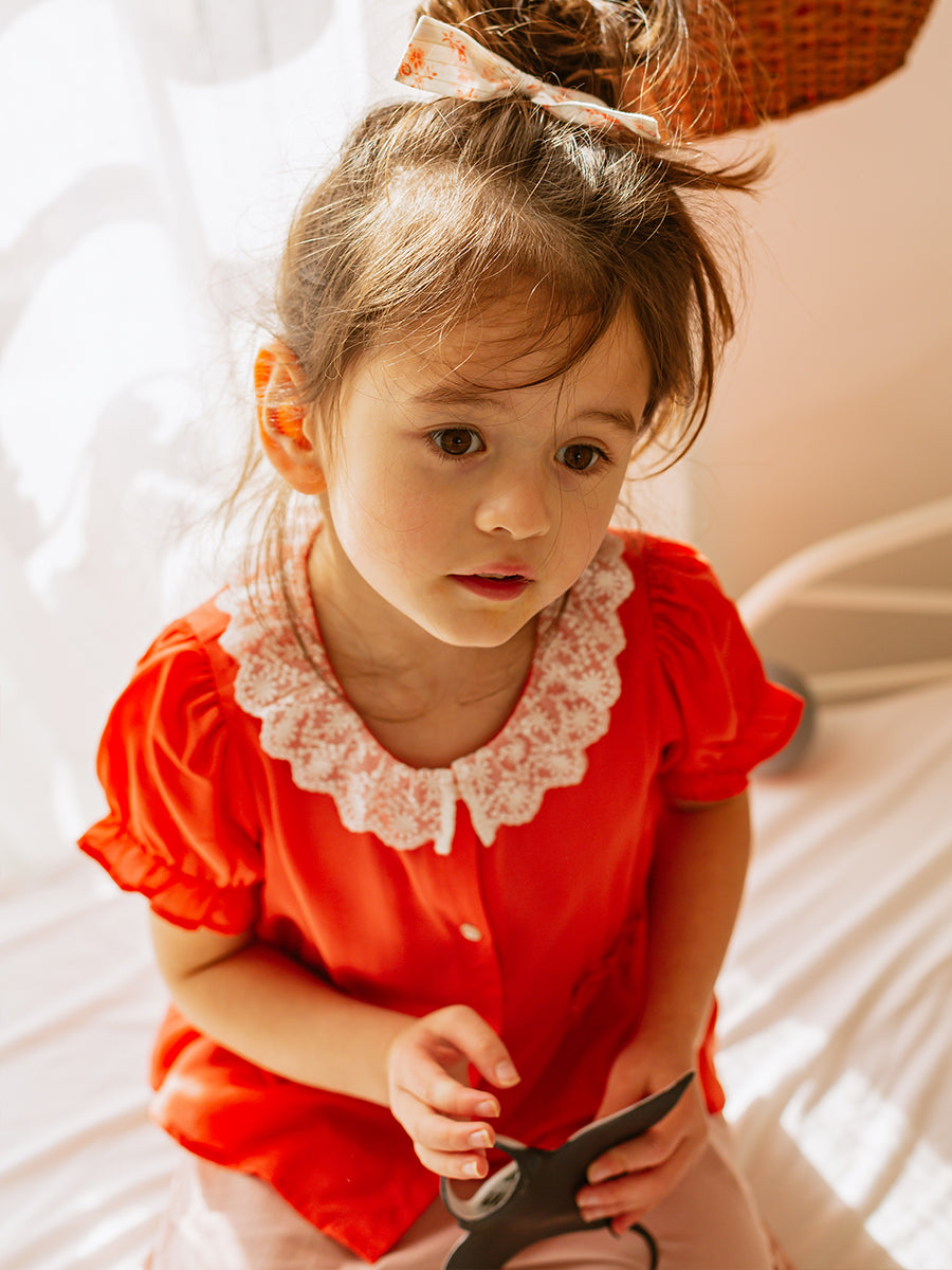 Lewes Blouse, Watermelon – view 4