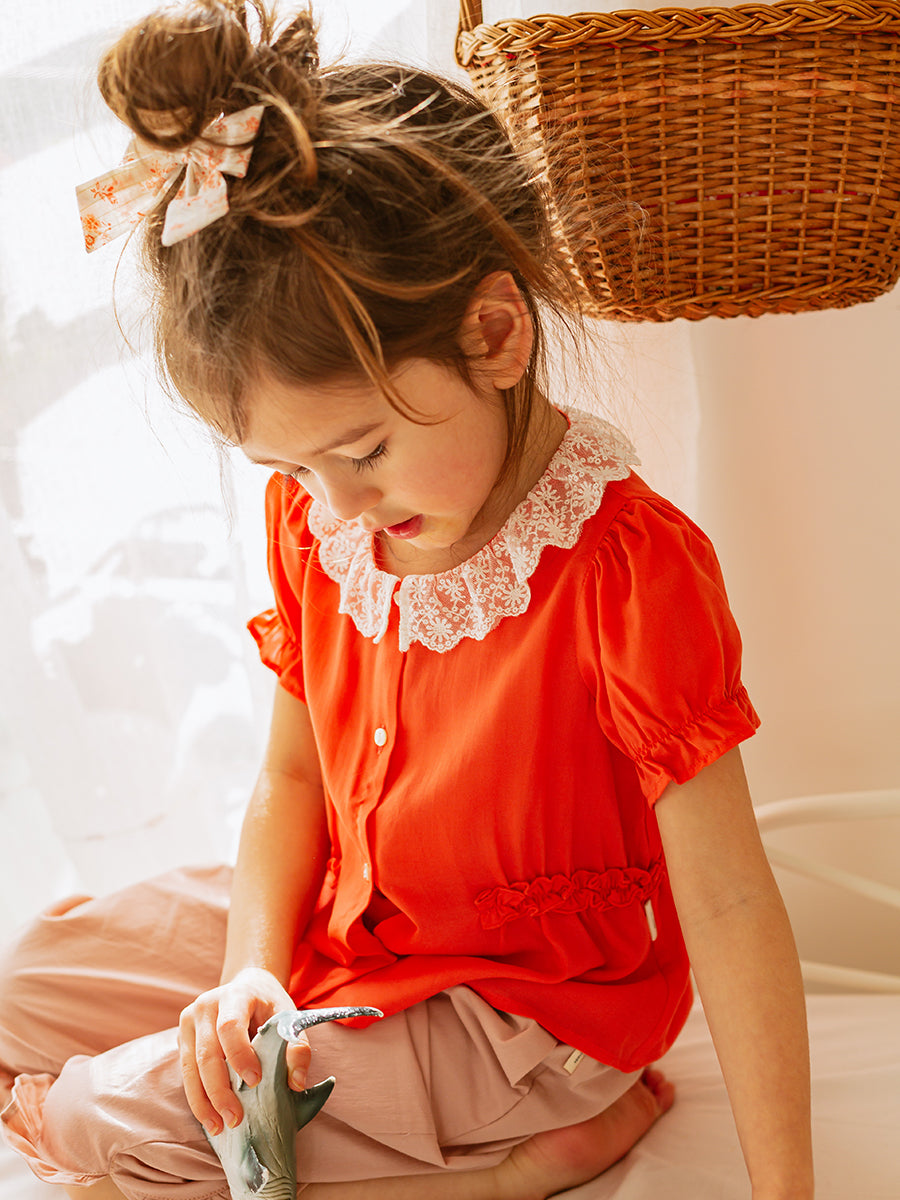 Lewes Blouse, Watermelon – view 5