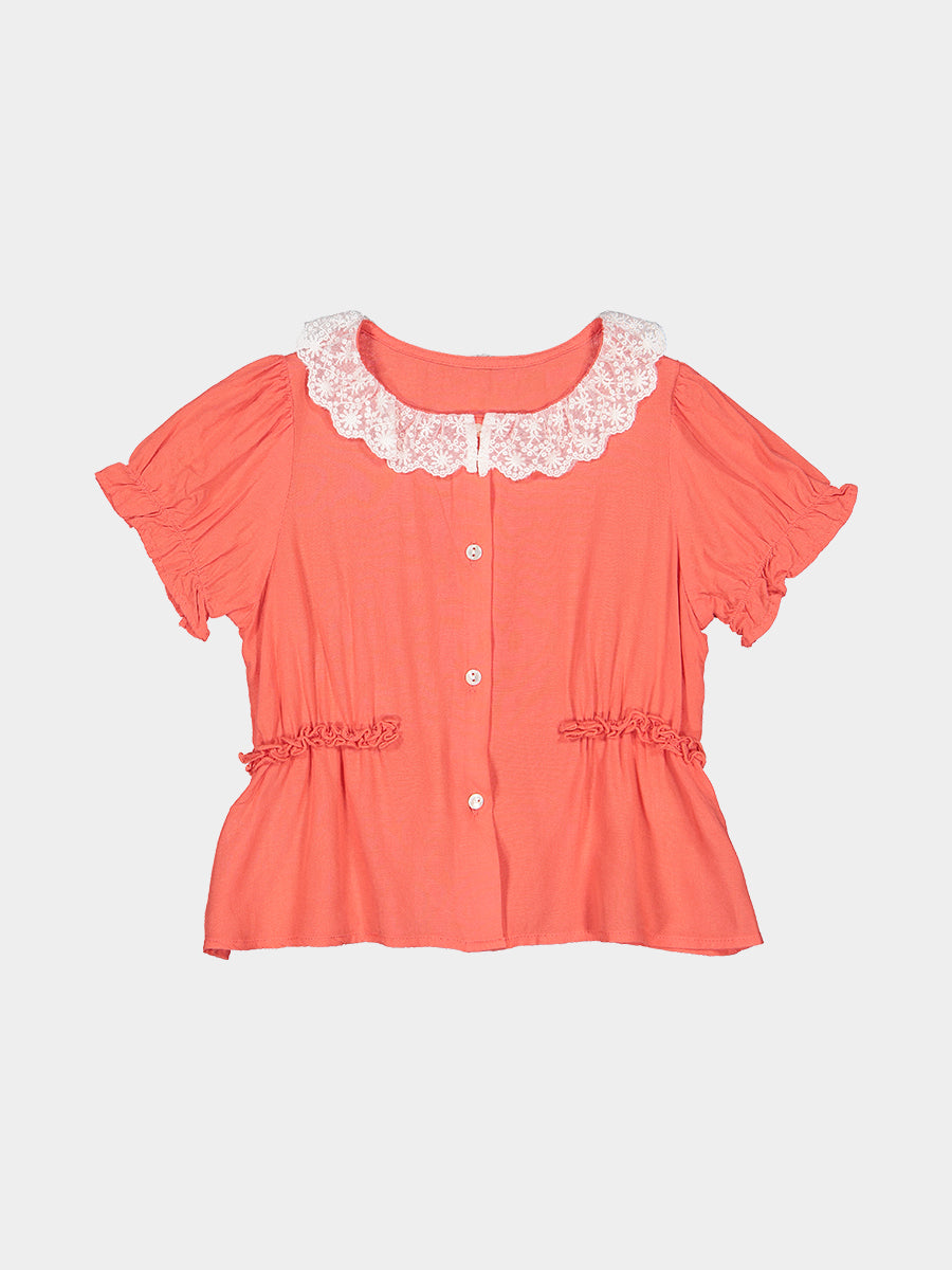 Lewes Blouse, Watermelon – view 2