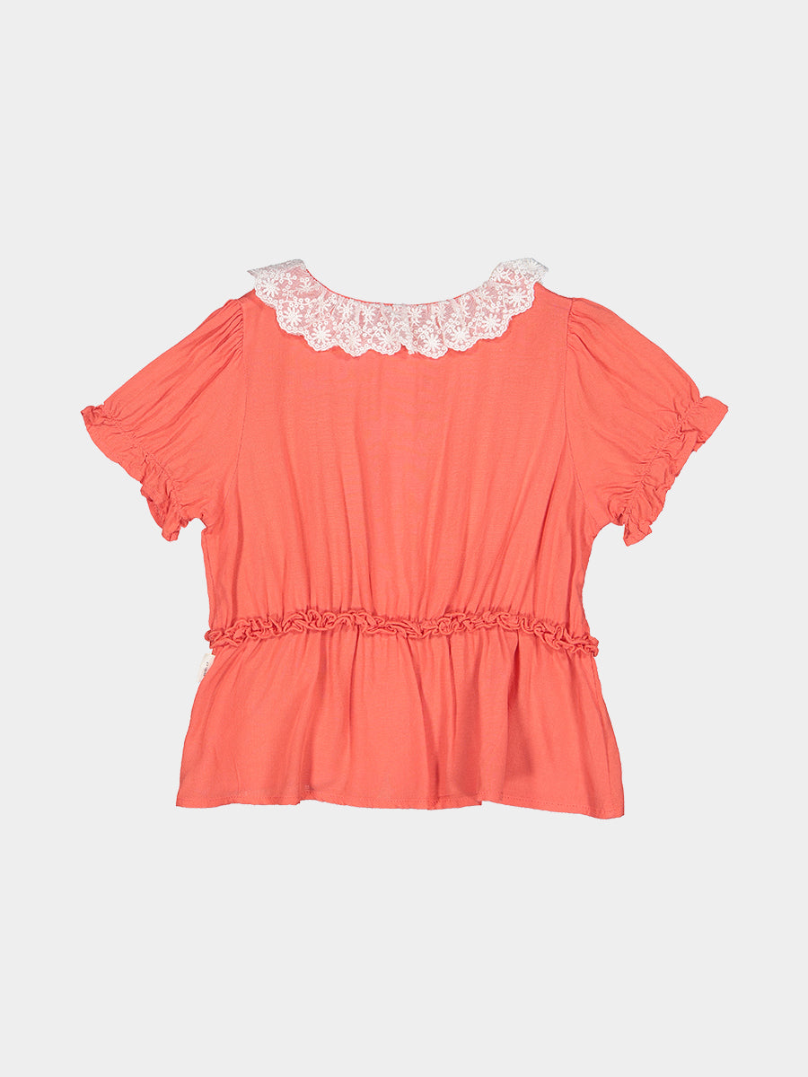 Lewes Blouse, Watermelon – view 7
