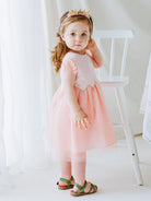 Tresco Dress, Coral Pink – view 5