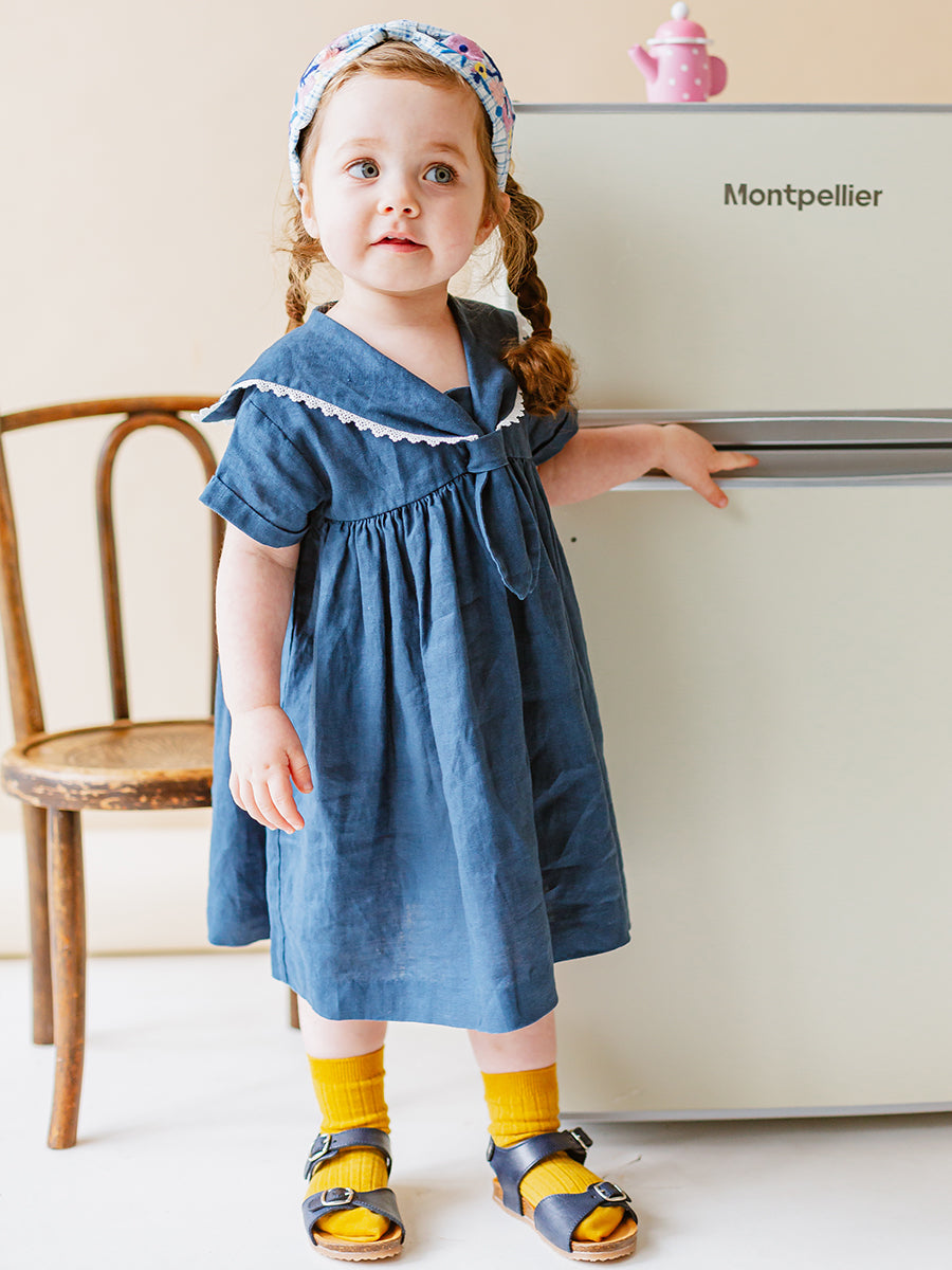 Cavendish Dress, Night Blue – view 4