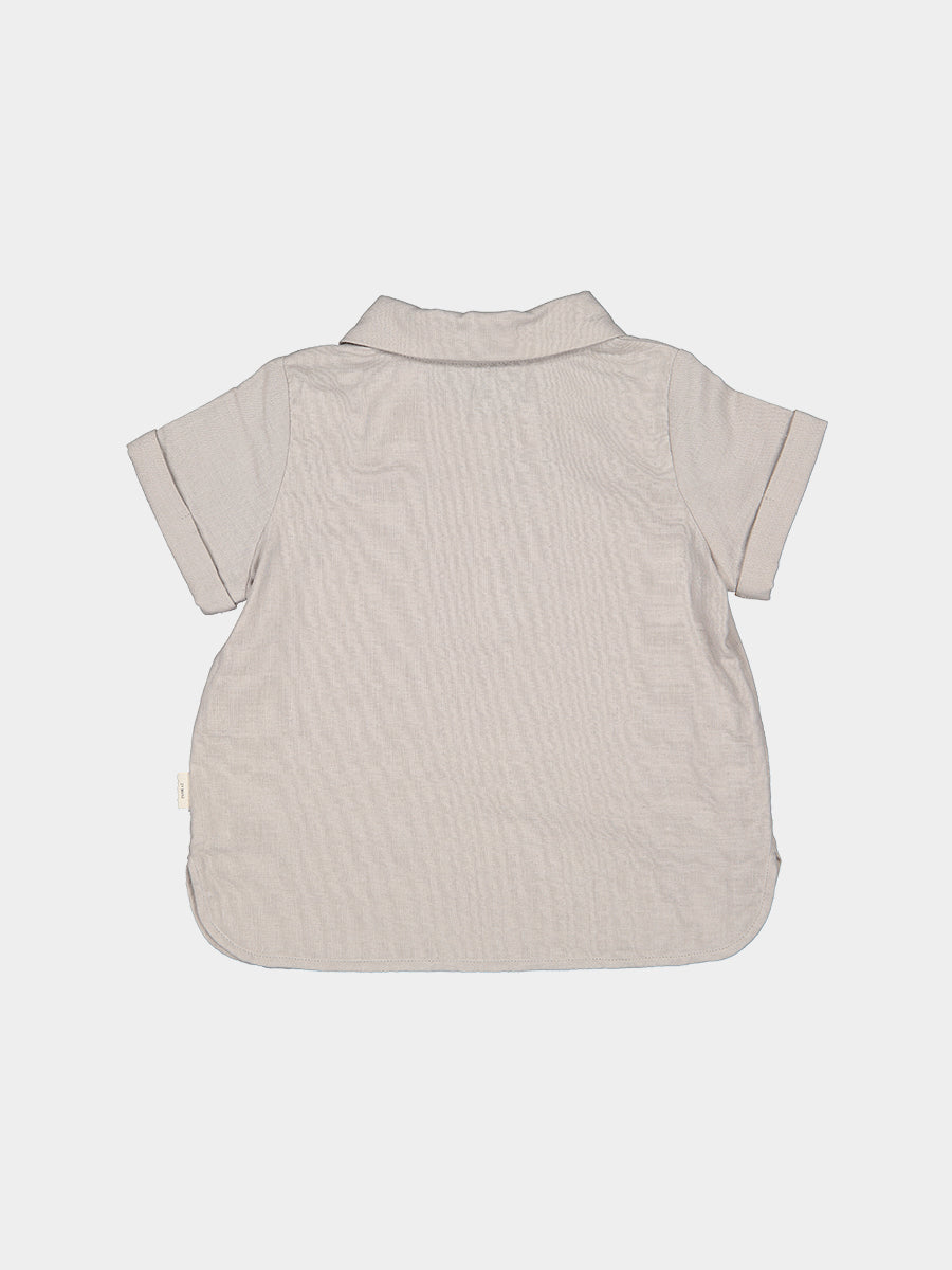 Willests Cotton Guaze Shirt,Warm Grey – view 7