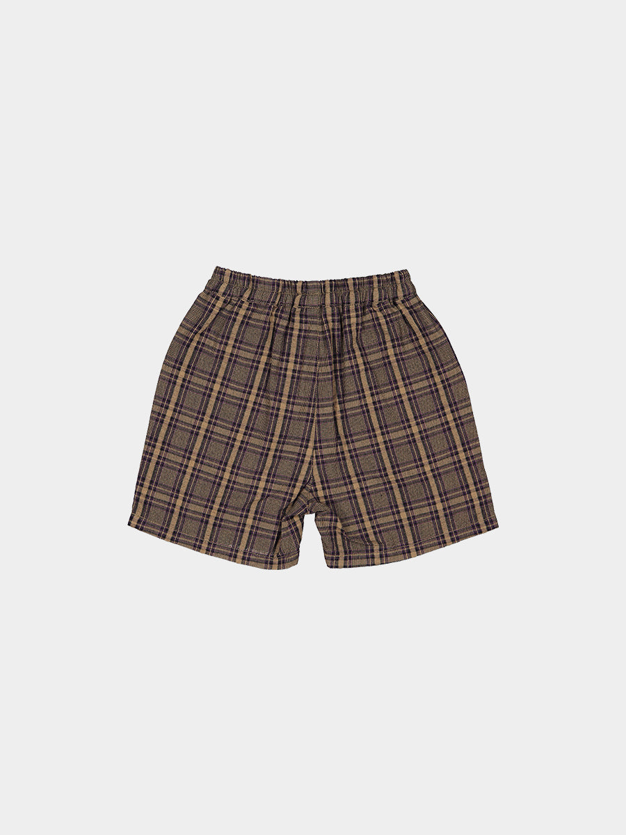Pipperford Shorts,Purple Check – view 2
