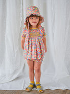Odette 2-Piece Smocked Top and Bloomers Set， Ritz Bouquet – view 3