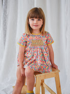 Odette 2-Piece Smocked Top and Bloomers Set， Ritz Bouquet – view 4