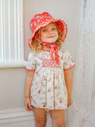 Odette 2-Piece Smocked Top and Bloomers Set， Kew Gardens – Happyology