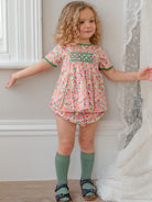 Odette 2-Piece Smocked Top and Bloomers Set， Colourful Newnham – view 3