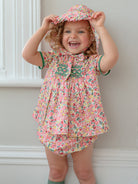 Odette 2-Piece Smocked Top and Bloomers Set， Colourful Newnham – view 6