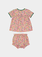 Odette 2-Piece Smocked Top and Bloomers Set， Colourful Newnham – view 7
