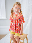 Colette Smocked Blouse， Happyland – view 4