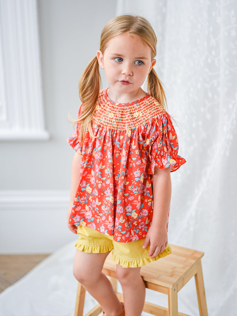 Colette Smocked Blouse， Happyland – view 4