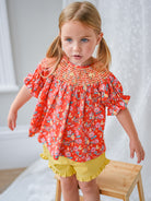 Colette Smocked Blouse， Happyland – view 6