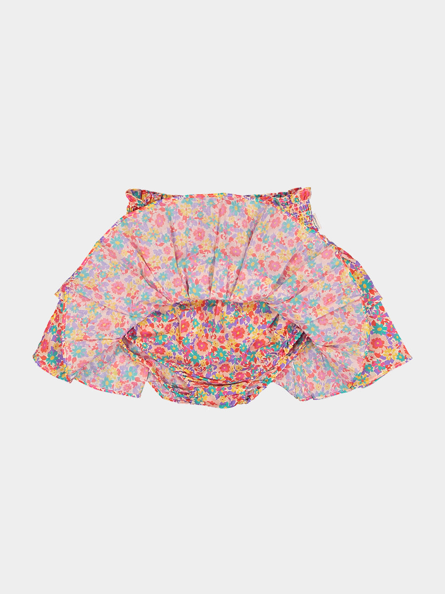 Demi Floral Skirt with Shorts， Ritz Bouquet – view 7