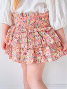 Demi Floral Skirt with Shorts， Colourful Newnham – Happyology