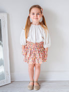 Demi Floral Skirt with Shorts， Colourful Newnham – view 3