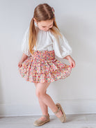 Demi Floral Skirt with Shorts， Colourful Newnham – view 6