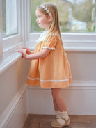 Livana Embroidered Dress,Butter Yellow – view 5